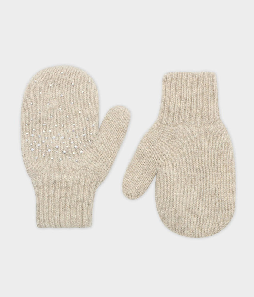 10366 Kids Girls’ Winter Mittens | Ages 2–6 | Double-Layer | With Natural Fur Decoration