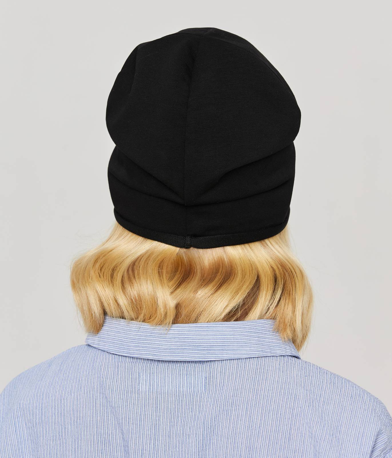 10891 Girls' Black Beanie "SUPER GIRL" with Glitter Stars ✨ Cotton Blend | Size 54–56 | Ages 6–12 | Spring & Summer