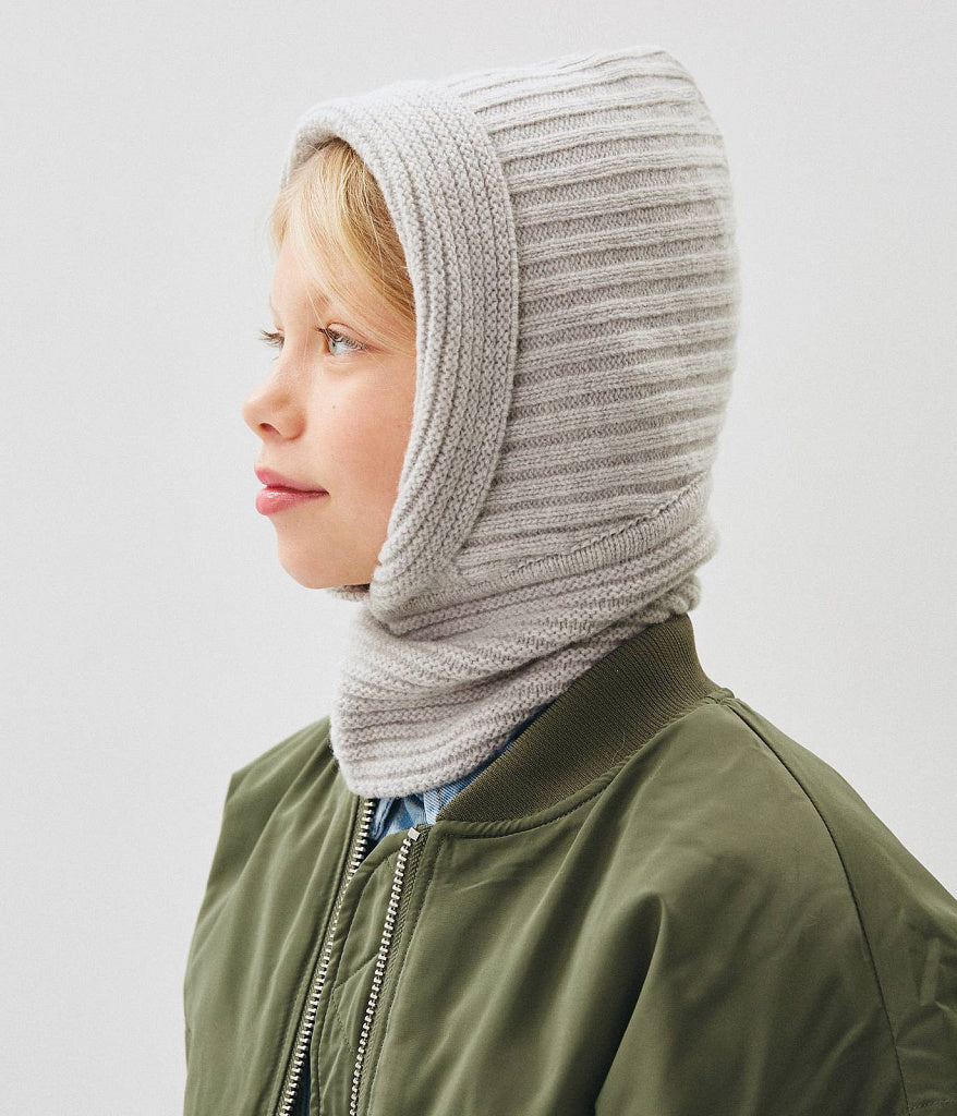 11179 Kids’ & Teens’ Knitted Cashmere & Wool Hood – Fall/Euro Winter | 2–5 Years (52–54 cm), 6+ Years (56–58 cm) | Up to –5°C