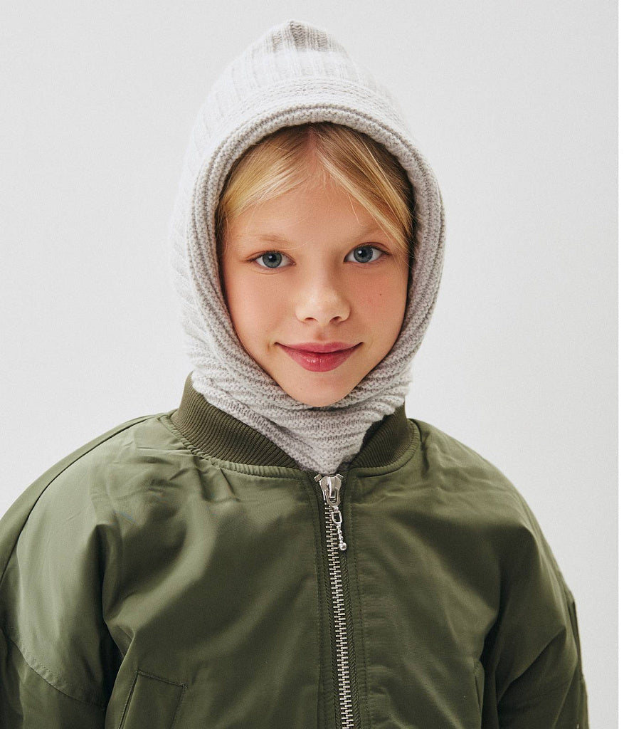 11179 Kids’ & Teens’ Knitted Cashmere & Wool Hood – Fall/Euro Winter | 2–5 Years (52–54 cm), 6+ Years (56–58 cm) | Up to –5°C