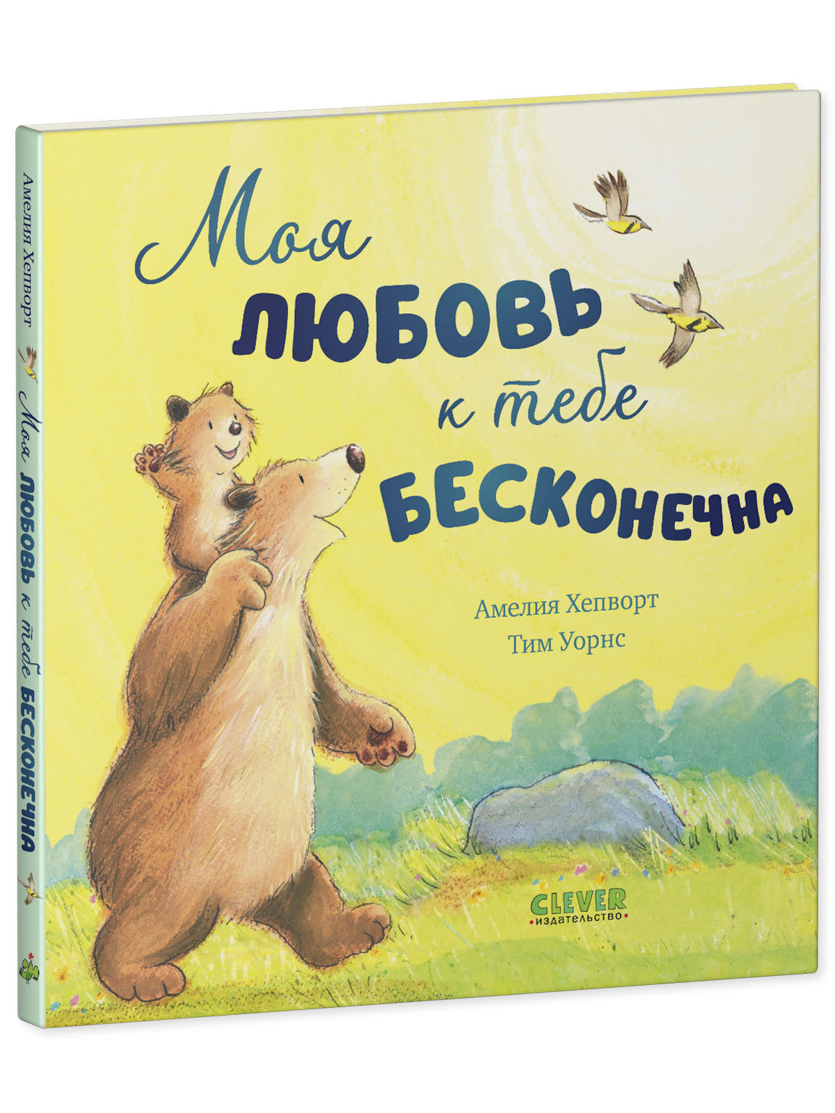 113606 Russian Kids Book “My Love for You Is Endless” |Ages 2+ | Amelia Hepworth & Tim Warnes | Clever Publishing | Picture Book