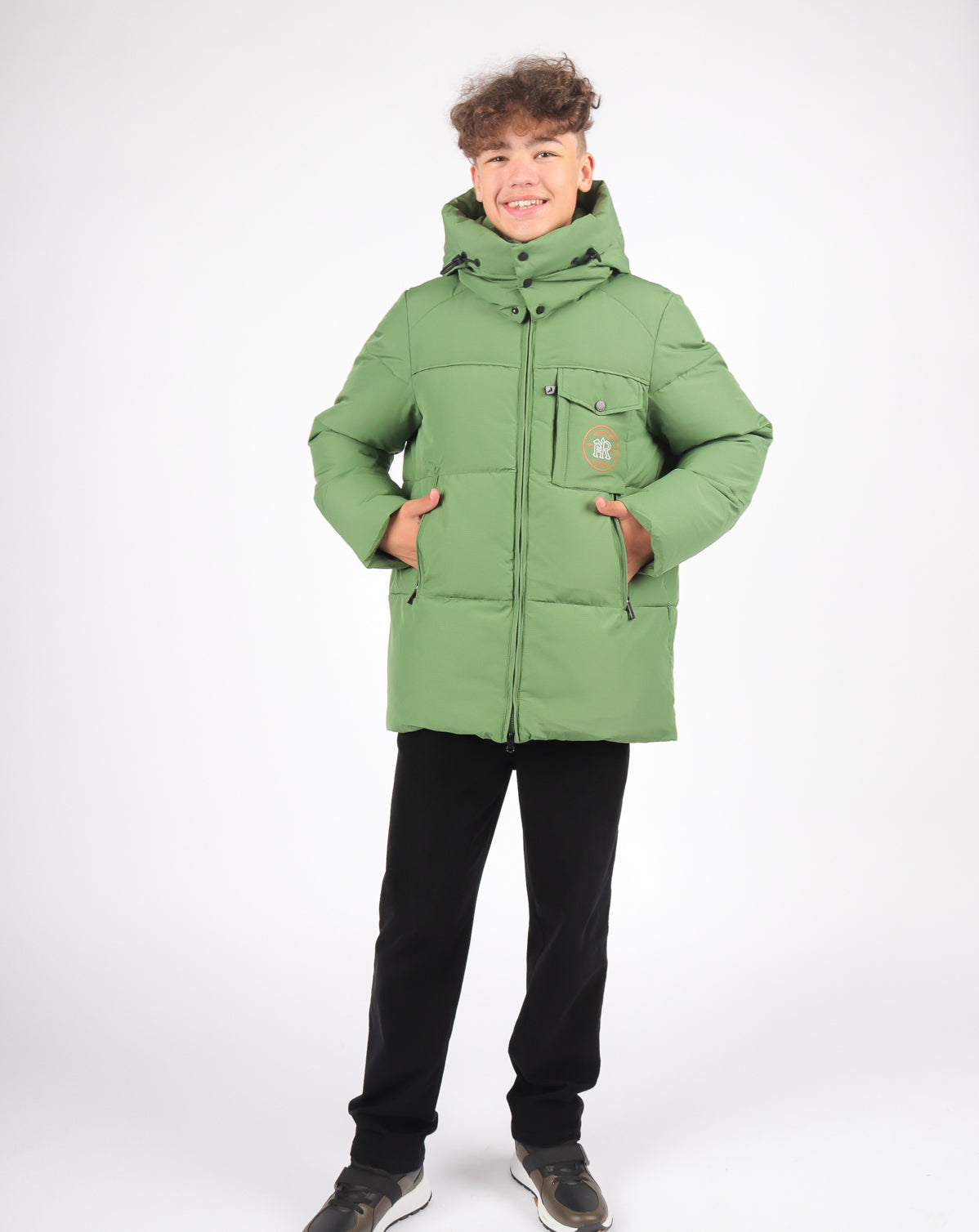 Anernuo Boys’ Winter Jacket with Natural Fur Hood | Sizes 116–170 (5–16 Years) | Thinsulate Insulation | Fleece Lining | Up to –35 °C