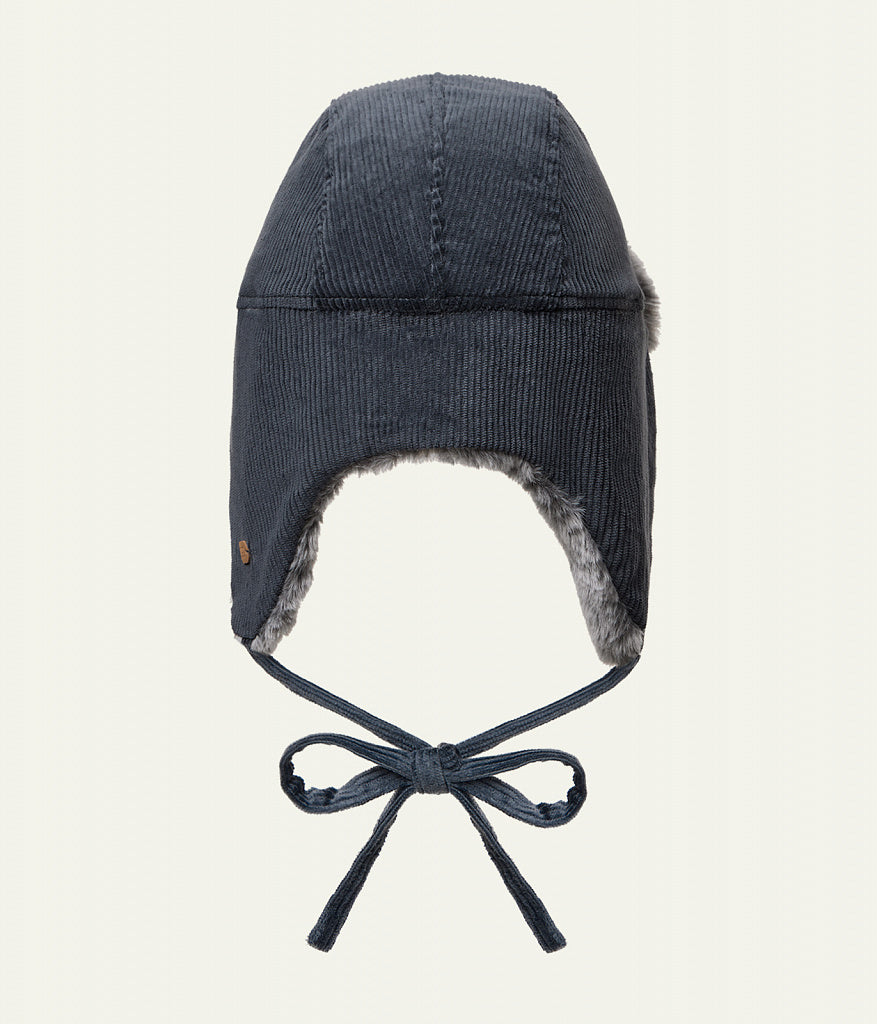 12239 Boys’ Winter Trapper Hat with Earflaps & Faux Fur Lining | Size 50–52,52-54,54-56 | 18-36 Months, 3–5, 6-12 years | 100% Cotton Lining