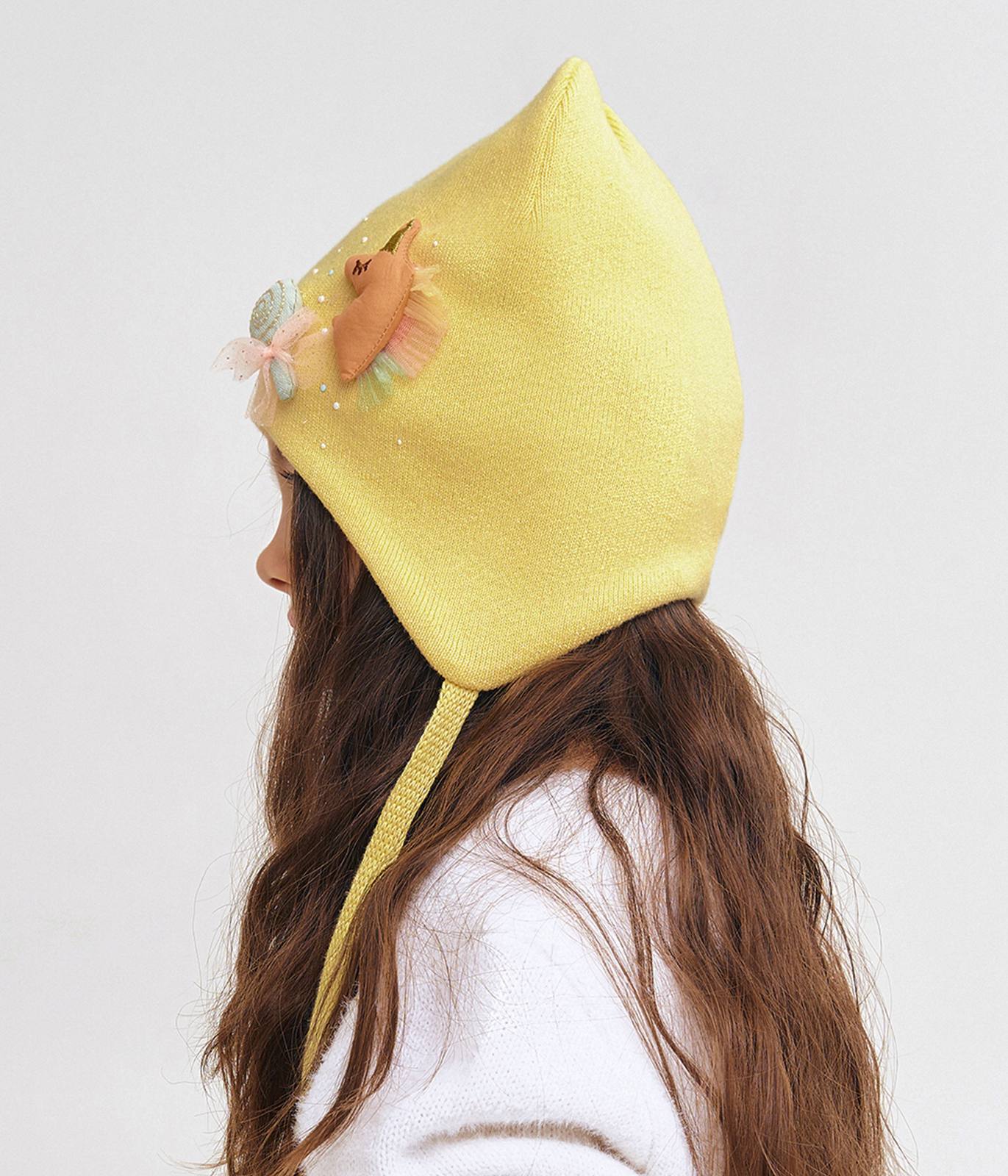 11715 Girls' Cotton Beanie with 3D Unicorn & Lollipop Appliqué 🎀 100% Cotton | Size 50–52 | Ages 18–36 Months | Spring & Autumn