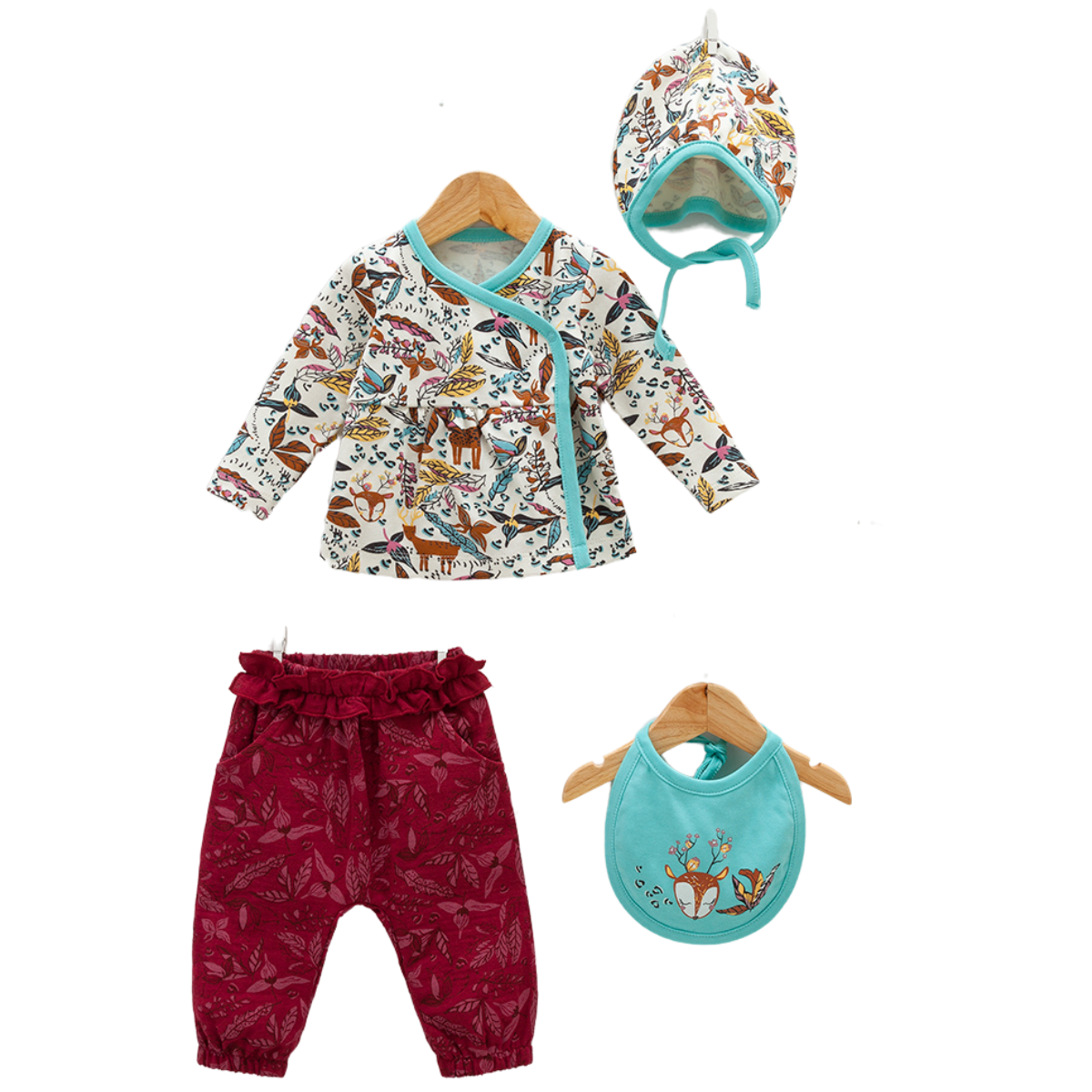 colourful newborn set soft cotton