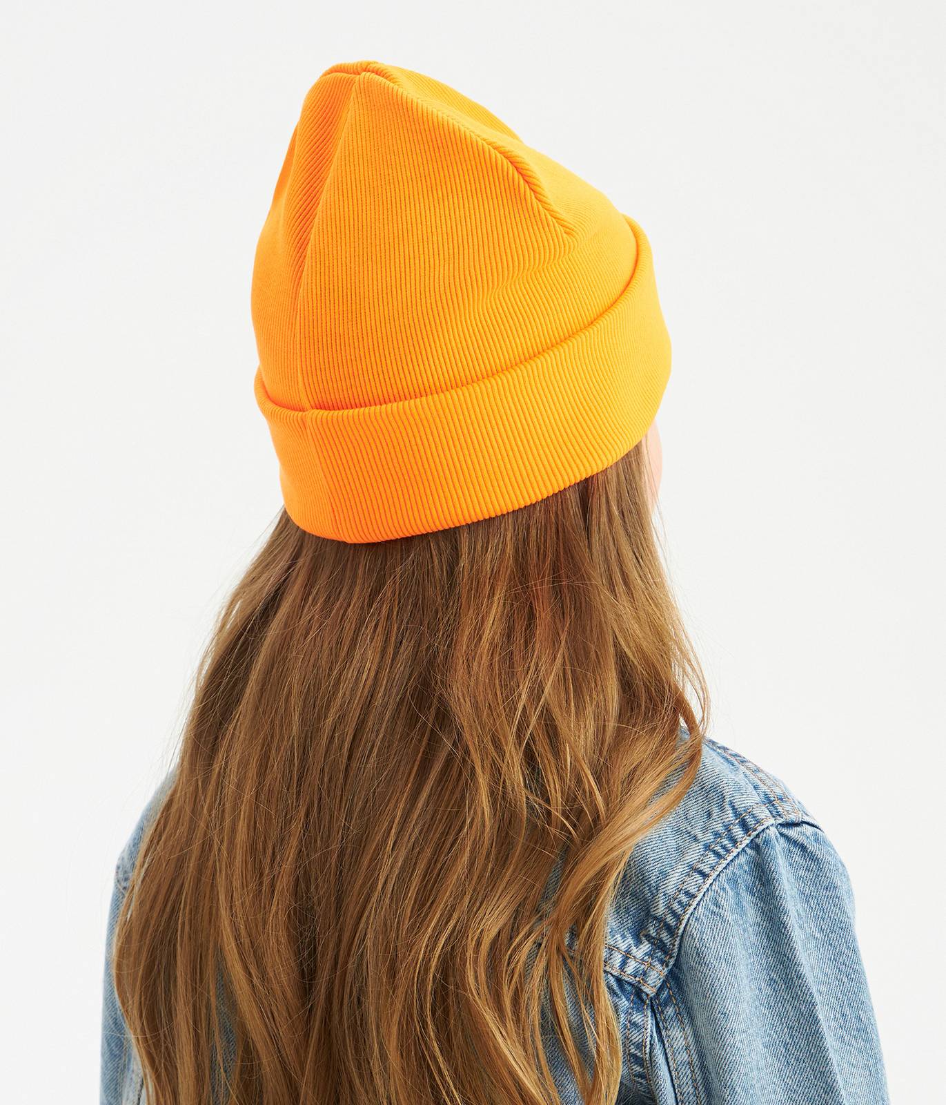 12049 Unisex Kids' Ribbed Cotton Beanie Hat with "Swipe" Patch | Spring & Fall | Ages 3–12
