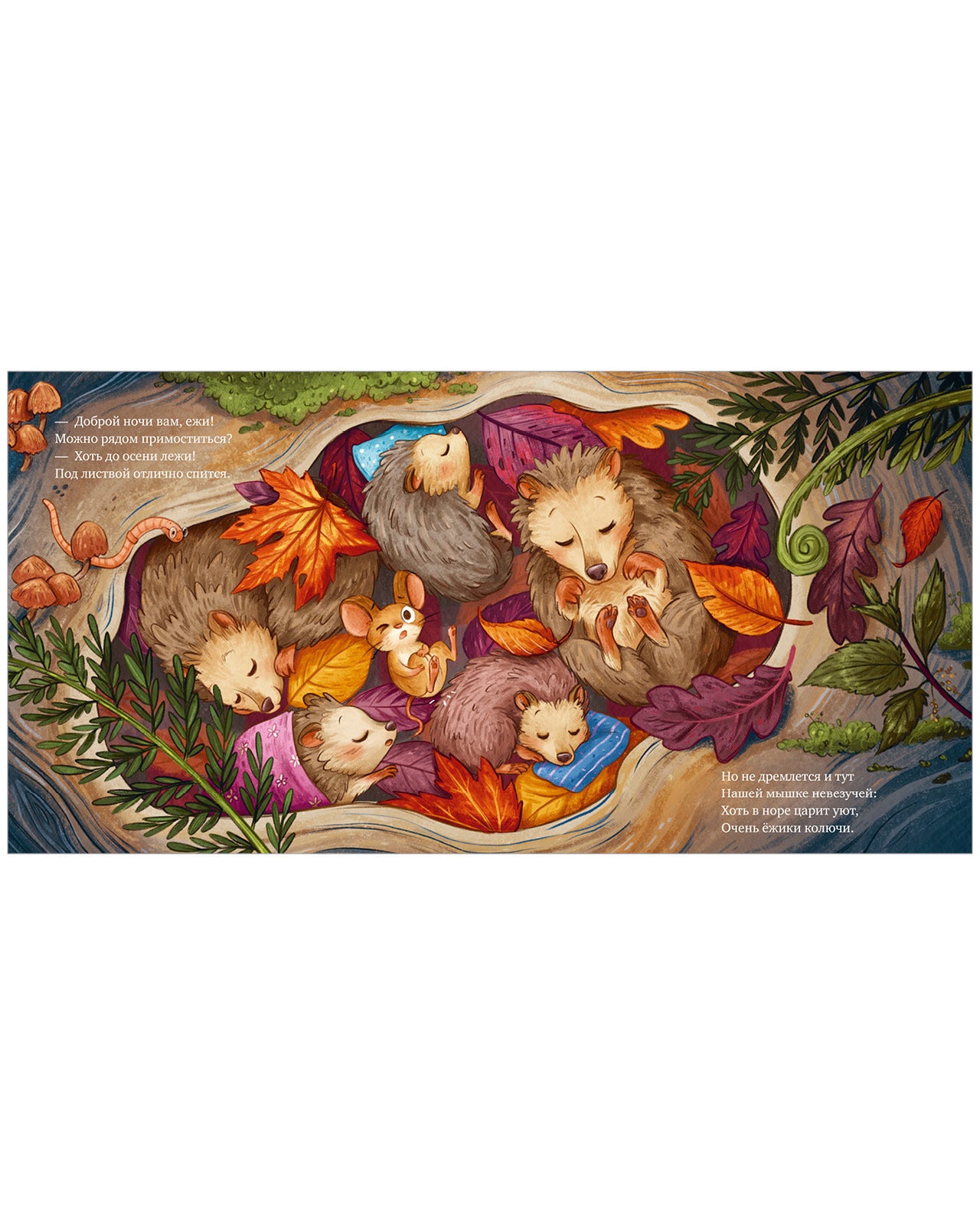 114825 Russian Kids Book “Goodnight, Little Mouse” |Ages 3+ | Sofie Schönwald & Karola Sieverding | Clever Publishing | Picture Book