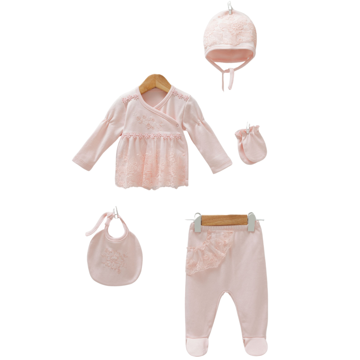 pink girl newborn set