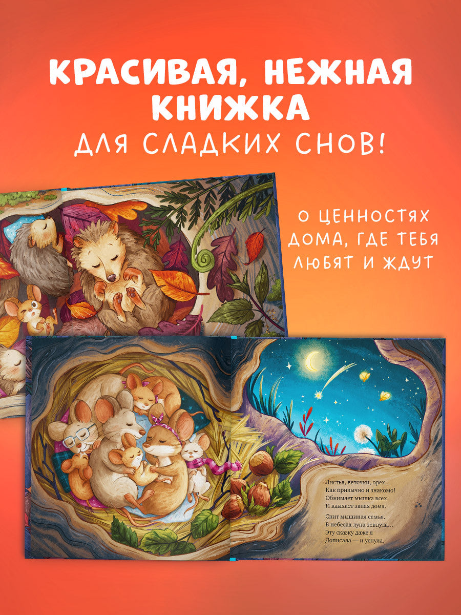 114825 Russian Kids Book “Goodnight, Little Mouse” |Ages 3+ | Sofie Schönwald & Karola Sieverding | Clever Publishing | Picture Book