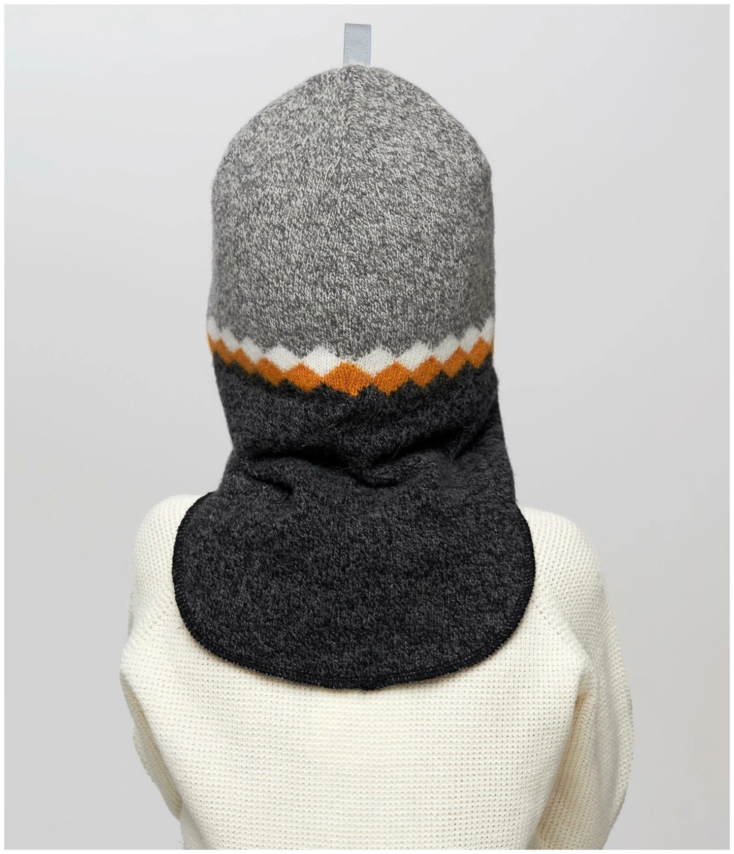 10117 Boys’ Knitted Winter Balaclava – Soft Wool Blend with Geometric Stripe Design| Ages 18-30 Months, 5-6, 7-8 Years | Sizes 50–52, 54-55, 55-56  | Up to –10°C