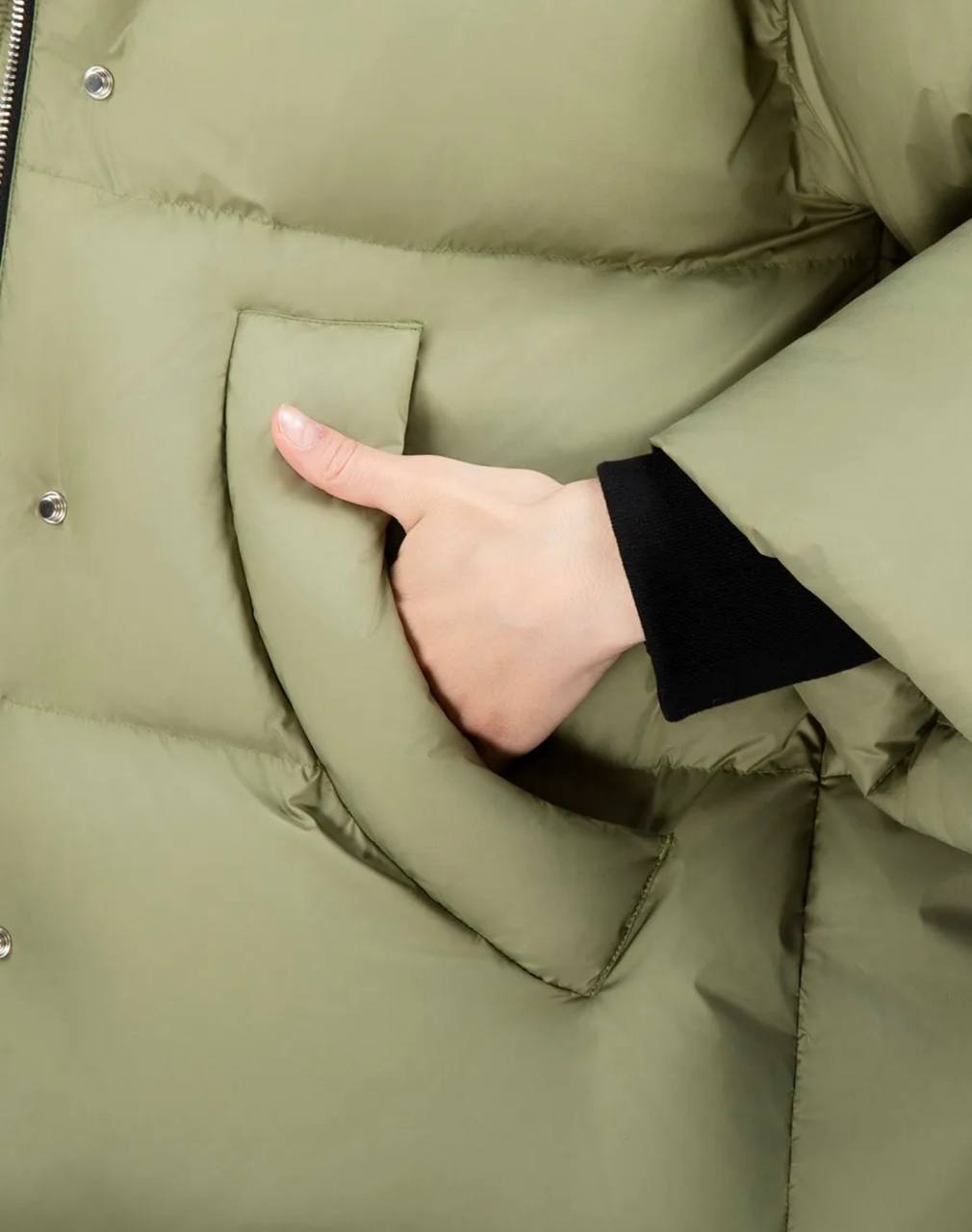 318 Women’s Long Down Coat Snowimage | Natural Duck Down | Up to −25°C | Oversized Fit