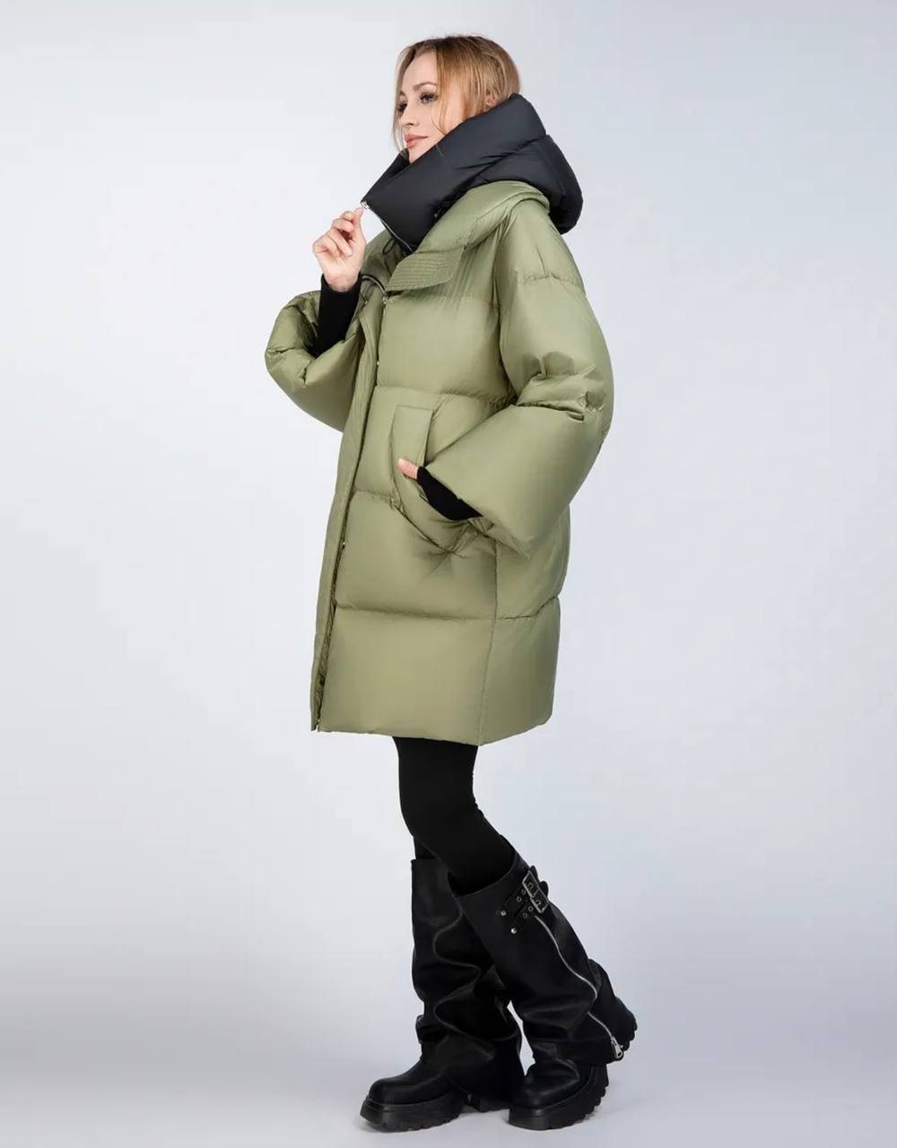 318 Women’s Long Down Coat Snowimage | Natural Duck Down | Up to −25°C | Oversized Fit
