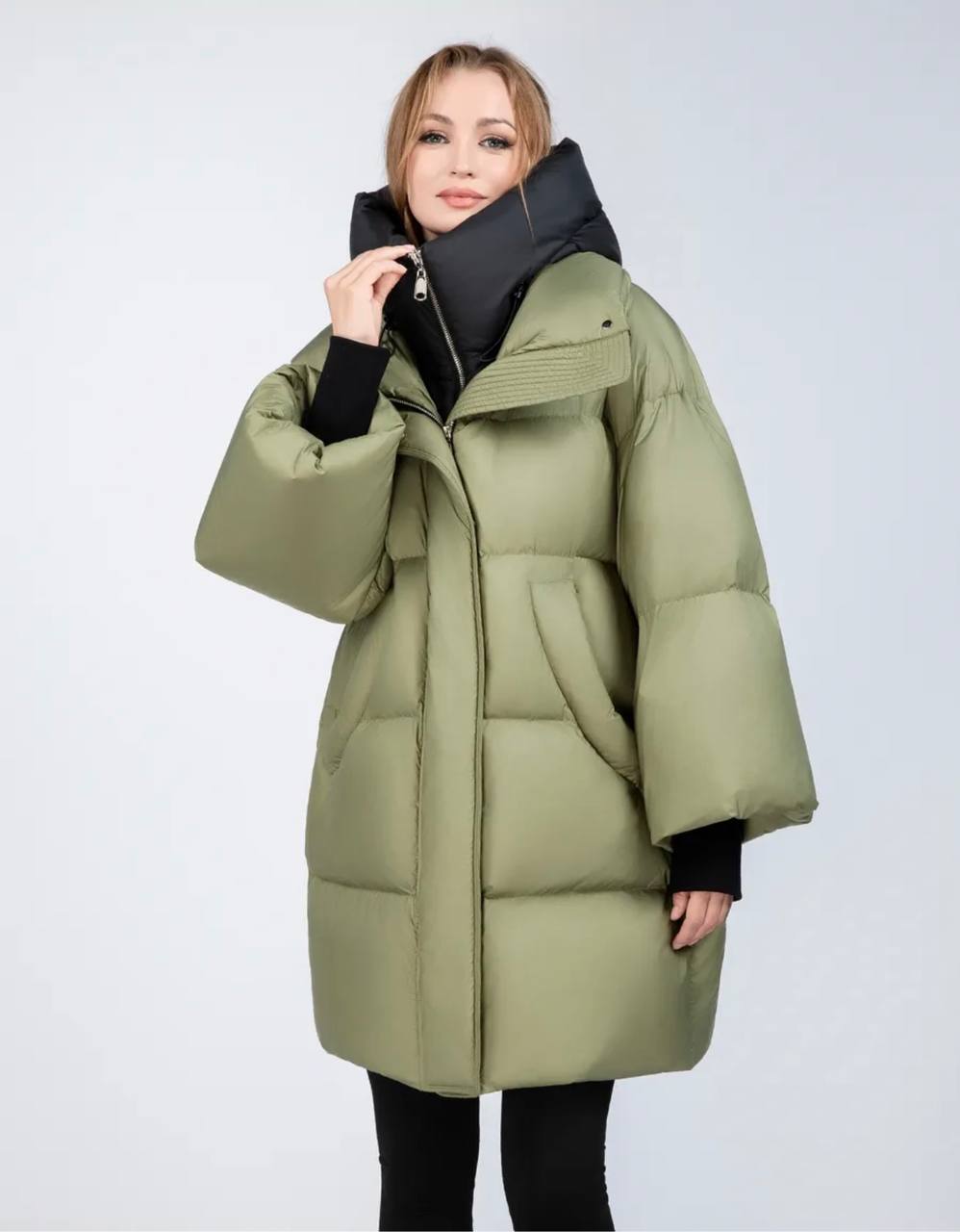 318 Women’s Long Down Coat Snowimage | Natural Duck Down | Up to −25°C | Oversized Fit