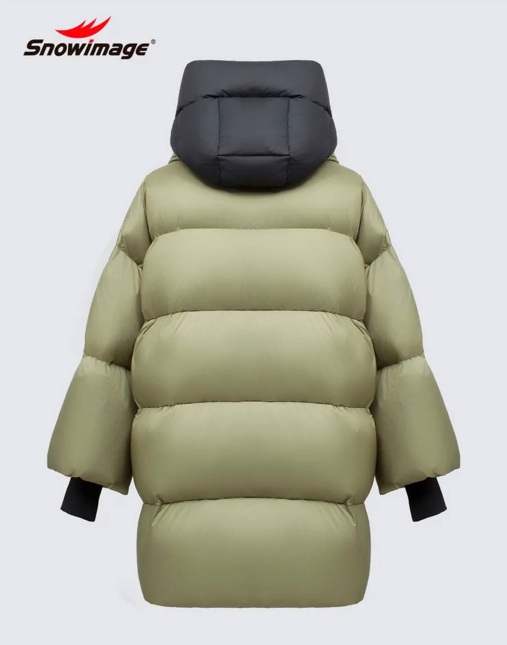 318 Women’s Long Down Coat Snowimage | Natural Duck Down | Up to −25°C | Oversized Fit