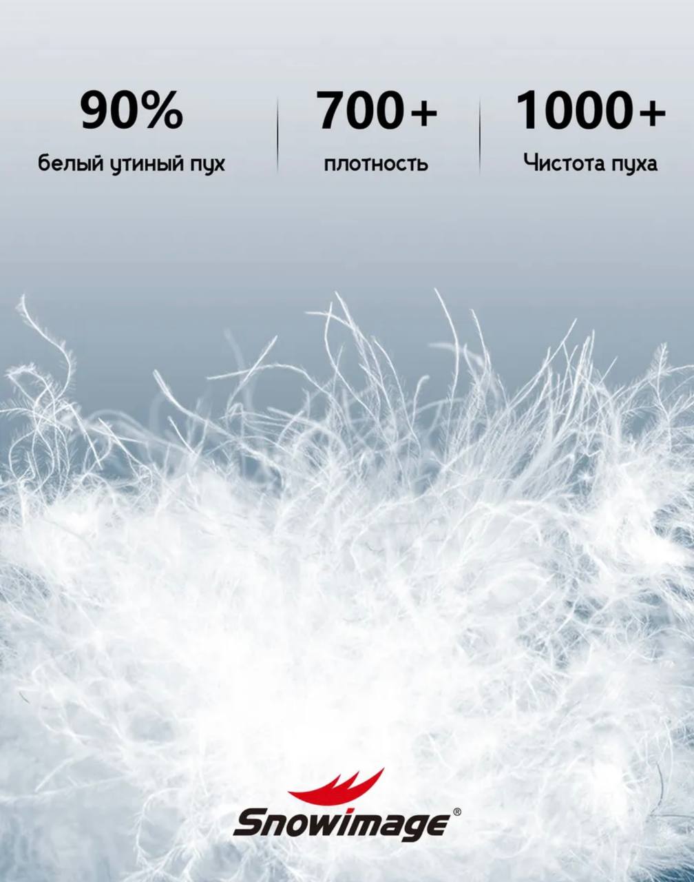 318 Women’s Long Down Coat Snowimage | Natural Duck Down | Up to −25°C | Oversized Fit