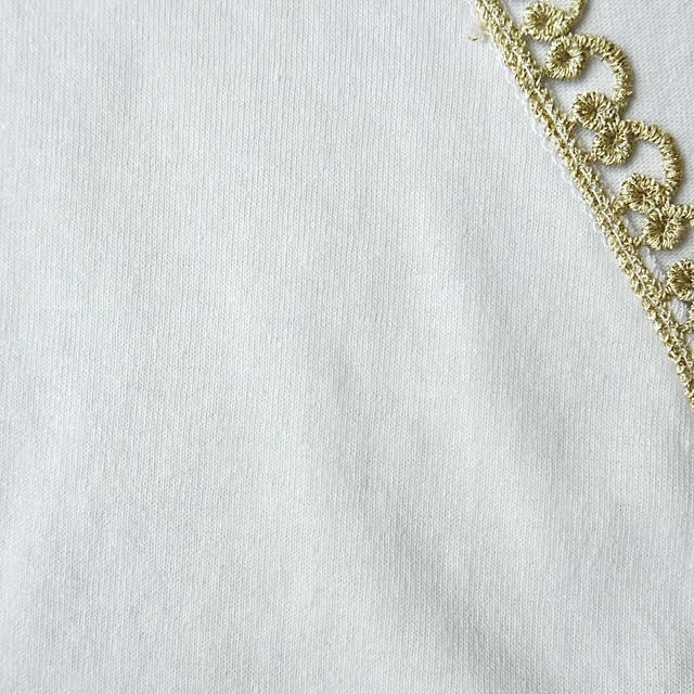 🕊 White Christening Shirt for Boys & Girls | Short Sleeve | Rhinestone Cross & Lace | Cotton Knit or Linen | Baby Baptism Gown 0–12M